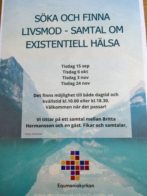 Existentiell hälsa hösten 2026