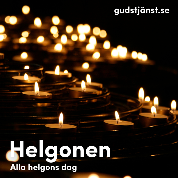 Alla Helgons dag 31 oktober Gudstjänst kl 10:00